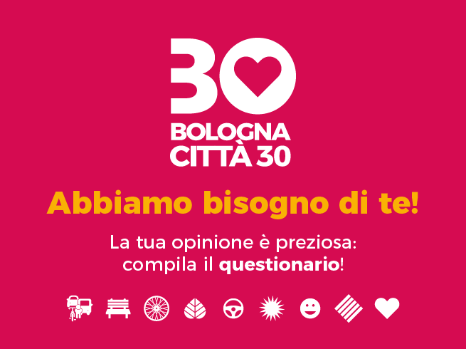 Bologna Città 30: compila il questionario