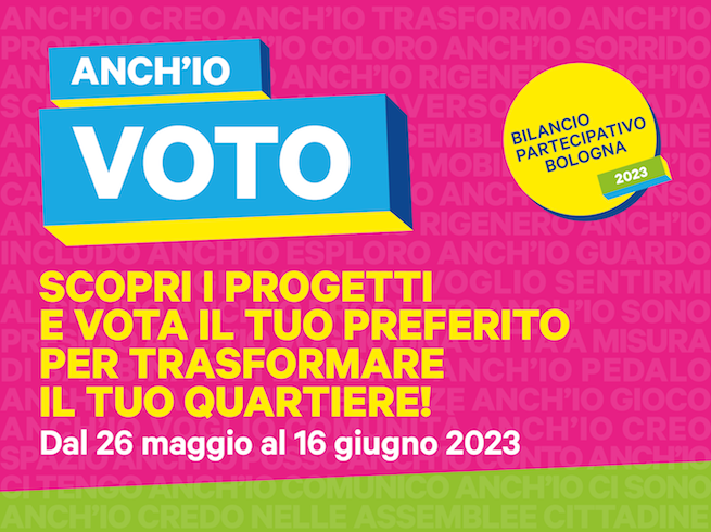 Bilancio partecipativo: anch'io voto